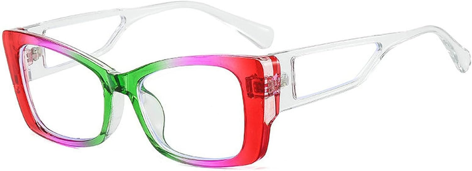 COTIA Модные солнцезащитные очки «кошачий глаз» с разноцветными линзами для женщин, ретро-очки с двухцветной окраской для мужчин, градиентные солнцезащитные очки с защитой от УФ-излучения UV400, Green Purple Red
COTIA Модные солнцезащитные очки «кошачий глаз» с разноцветными линзами для женщин, ретро-очки с двухцветной окраской для мужчин, градиентные солнцезащитные очки с защитой от УФ-излучения UV400, Green Purple Red