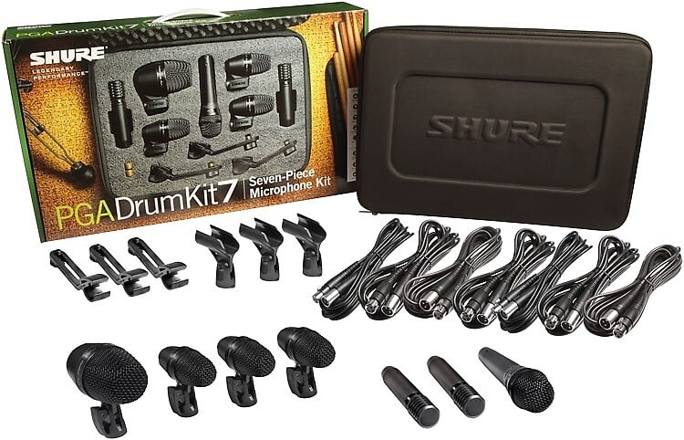 Комплект барабанных микрофонов Shure PGADRUMKIT7 7pc Drum Microphone Kit
Комплект барабанных микрофонов Shure PGADRUMKIT7 7pc Drum Microphone Kit