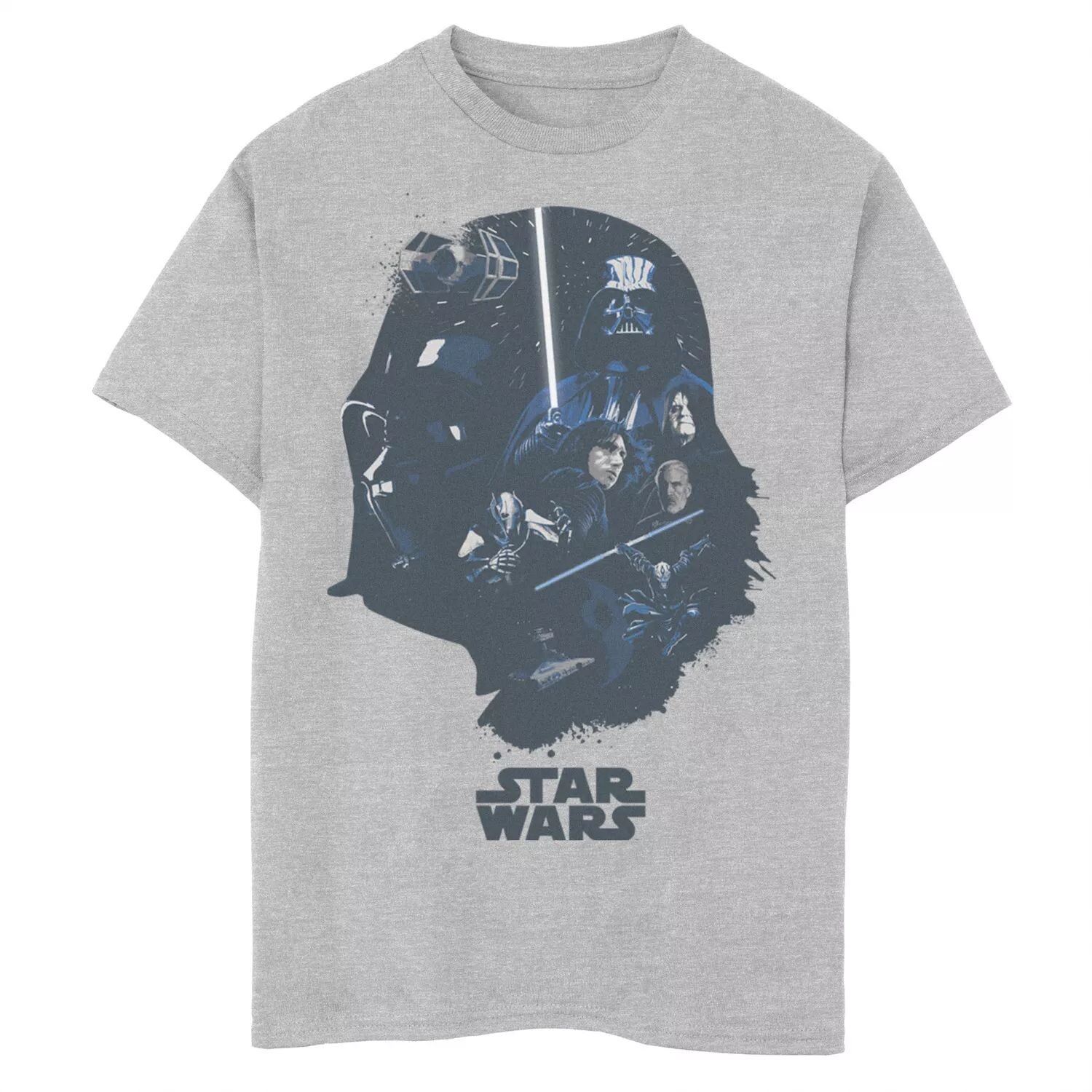 Футболка с рисунком злодея, шлем Дарта Вейдера для мальчиков 8–20 лет Star Wars
Футболка с рисунком злодея, шлем Дарта Вейдера для мальчиков 8–20 лет Star Wars