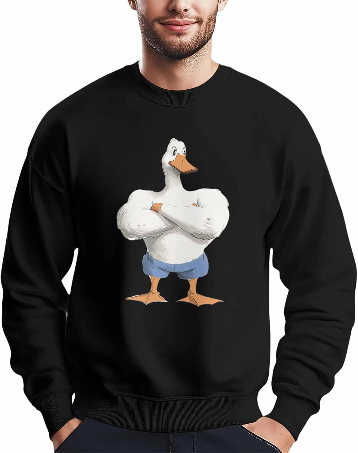 Мужской свитшот с принтом утки Mischievous and Robust, лонгслив Winvebermior
Мужской свитшот с принтом утки Mischievous and Robust, лонгслив Winvebermior