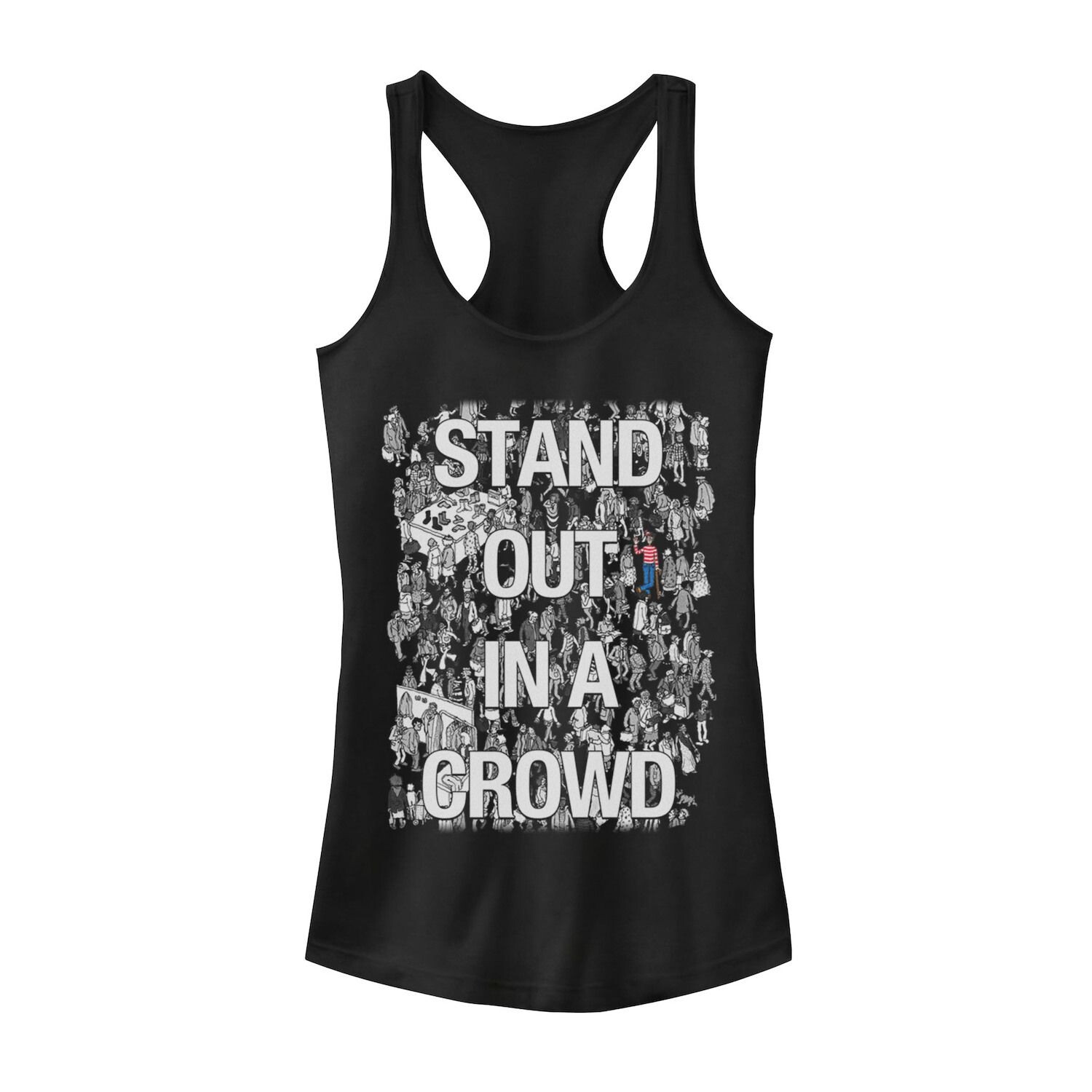 Майка с графическим изображением «Where's Waldo» для юниоров «Выделись в толпе» Licensed Character
Майка с графическим изображением «Where's Waldo» для юниоров «Выделись в толпе» Licensed Character