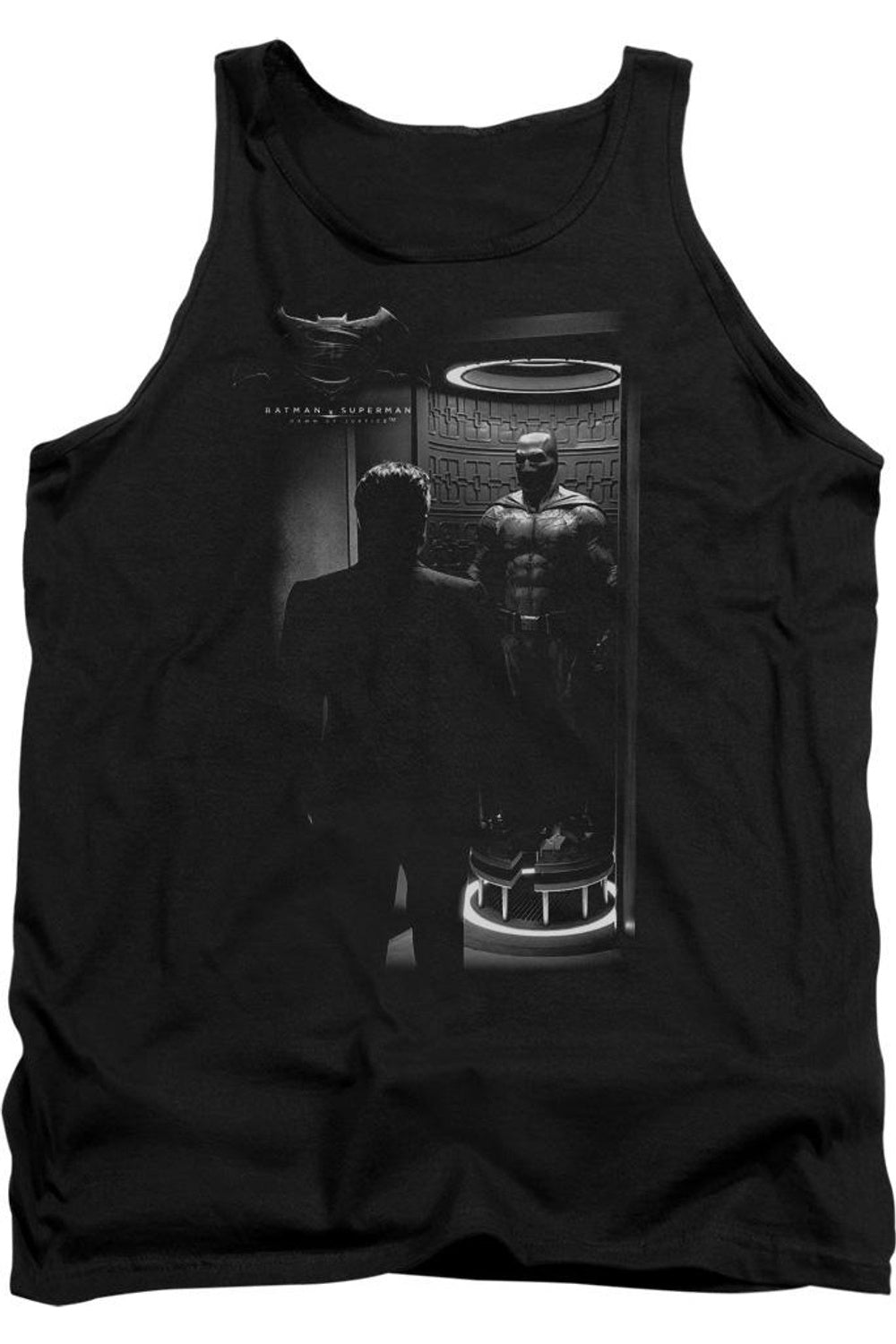 Бэтмен против Супермена костюм Up взрослый майка Gildan, черный
Бэтмен против Супермена костюм Up взрослый майка Gildan, черный