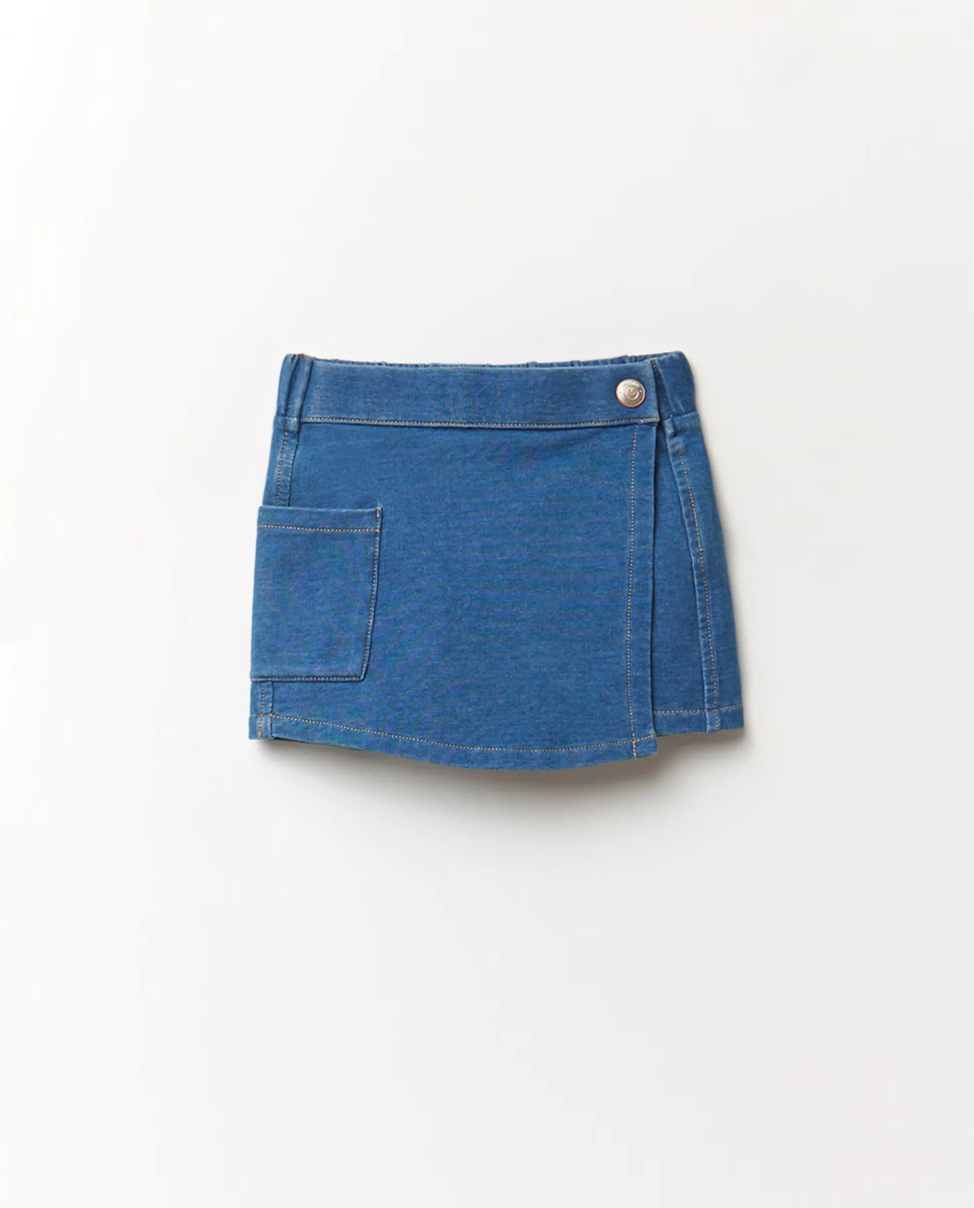 Юбка-брюки из махровой ткани Sfera, синий
Юбка-брюки из махровой ткани Sfera, синий