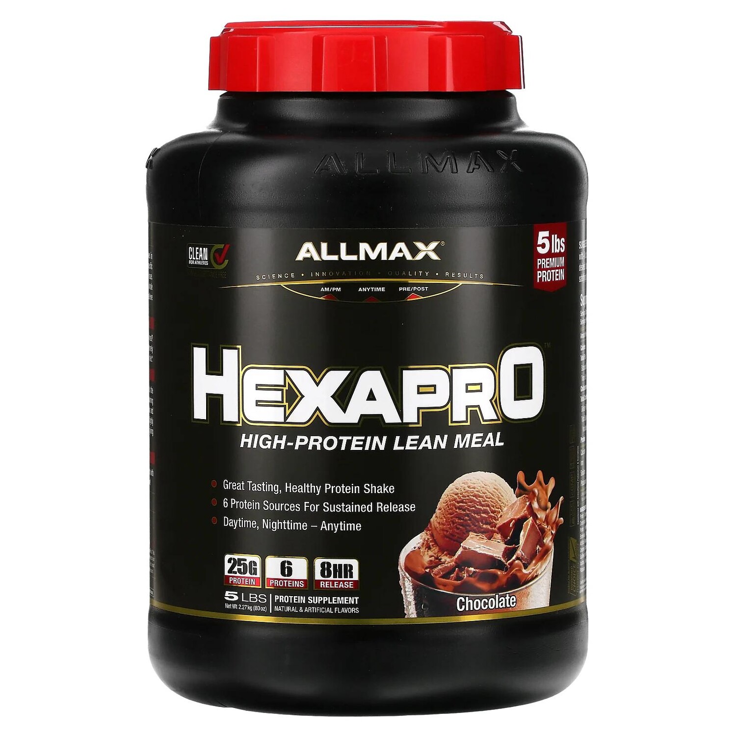ALLMAX Nutrition Hexapro смесь из 6 протеинов ультрапремиального качества шоколад 2,27 кг (5 фунтов)
ALLMAX Nutrition Hexapro смесь из 6 протеинов ультрапремиального качества шоколад 2,27 кг (5 фунтов)