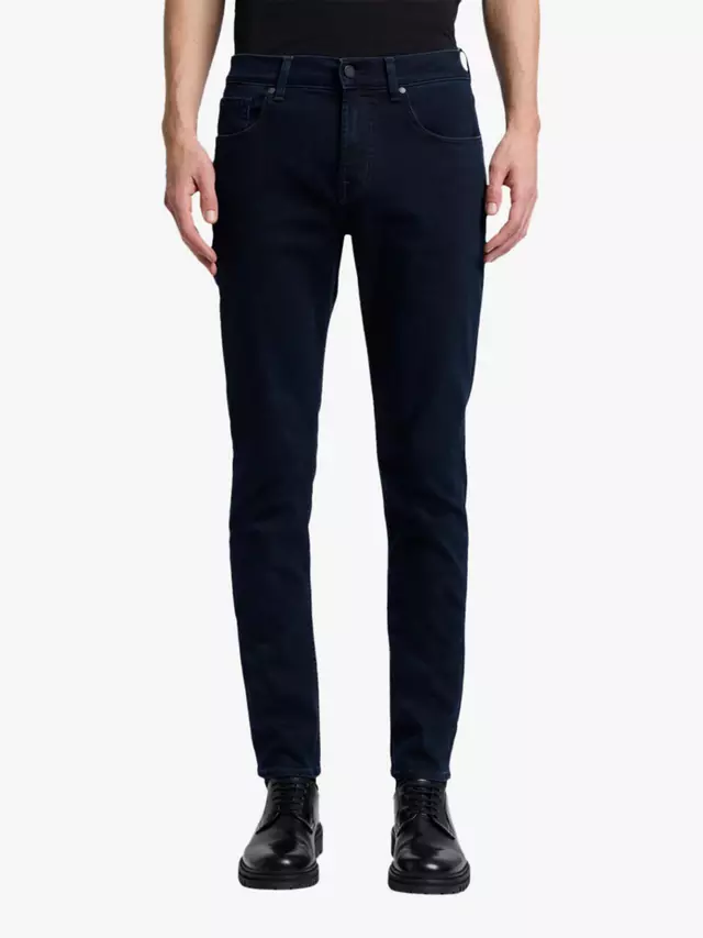 Джинсы 7 For All Mankind Slimmy Tapered Luxe, цвет blue black
Джинсы 7 For All Mankind Slimmy Tapered Luxe, цвет blue black