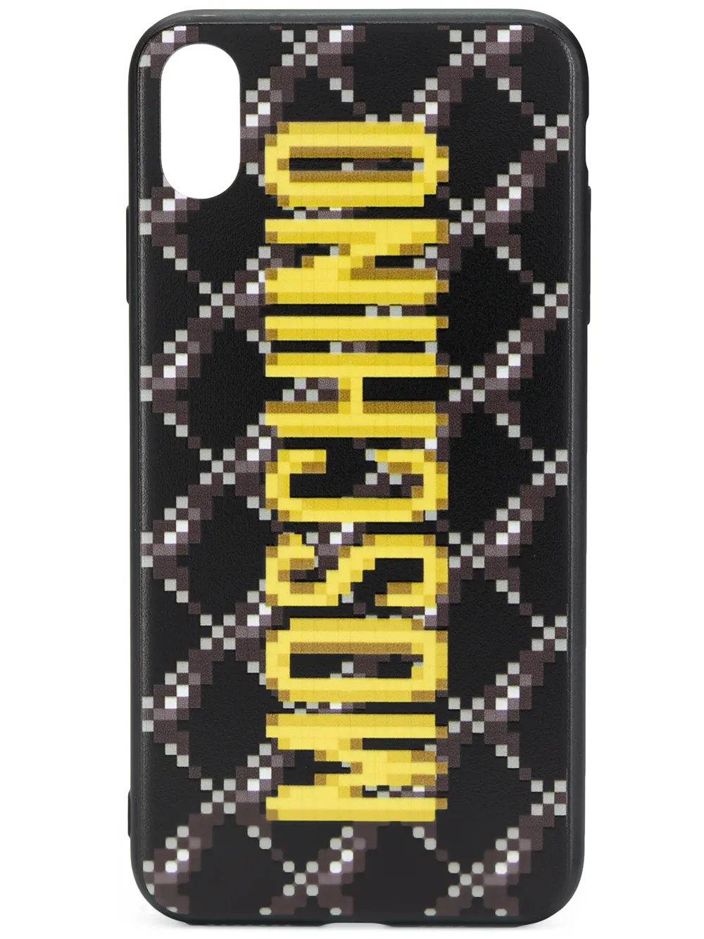 Чехол для iPhone X с пиксельным логотипом Moschino, черный
Чехол для iPhone X с пиксельным логотипом Moschino, черный