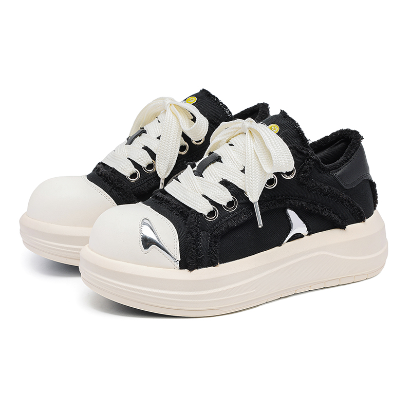 MUYI Низкие скейтерские кроссовки унисекс черные женские, цвет Black Women's
MUYI Низкие скейтерские кроссовки унисекс черные женские, цвет Black Women's