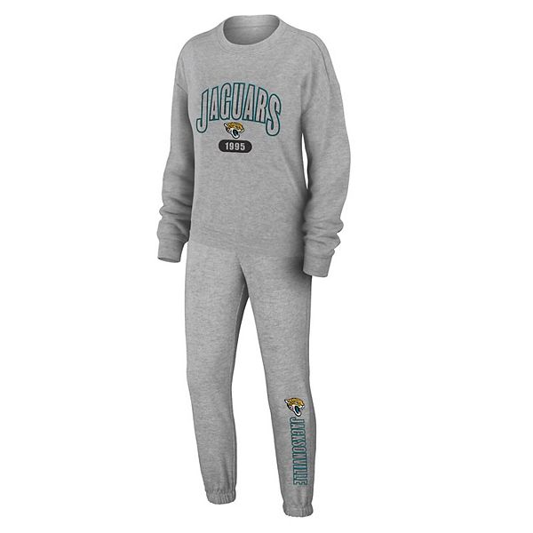 Женский трикотажный комплект для сна heather gray jacksonville jaguars с длинным рукавом Wear By Erin Andrews
Женский трикотажный комплект для сна heather gray jacksonville jaguars с длинным рукавом Wear By Erin Andrews