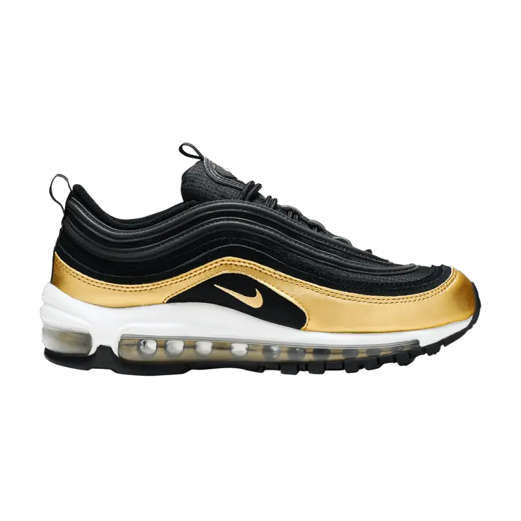 Кроссовки Nike Air Max 97 GS 'Black Metallic Gold', черный
Кроссовки Nike Air Max 97 GS 'Black Metallic Gold', черный
