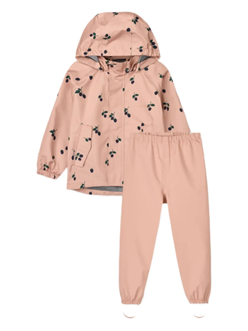 Комплект дождевика с капюшоном и ягодным принтом Liewood, розовый
Комплект дождевика с капюшоном и ягодным принтом Liewood, розовый