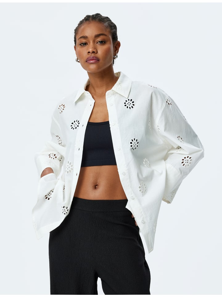 KOTON Рубашки с длинными рукавами белого цвета
KOTON Рубашки с длинными рукавами белого цвета