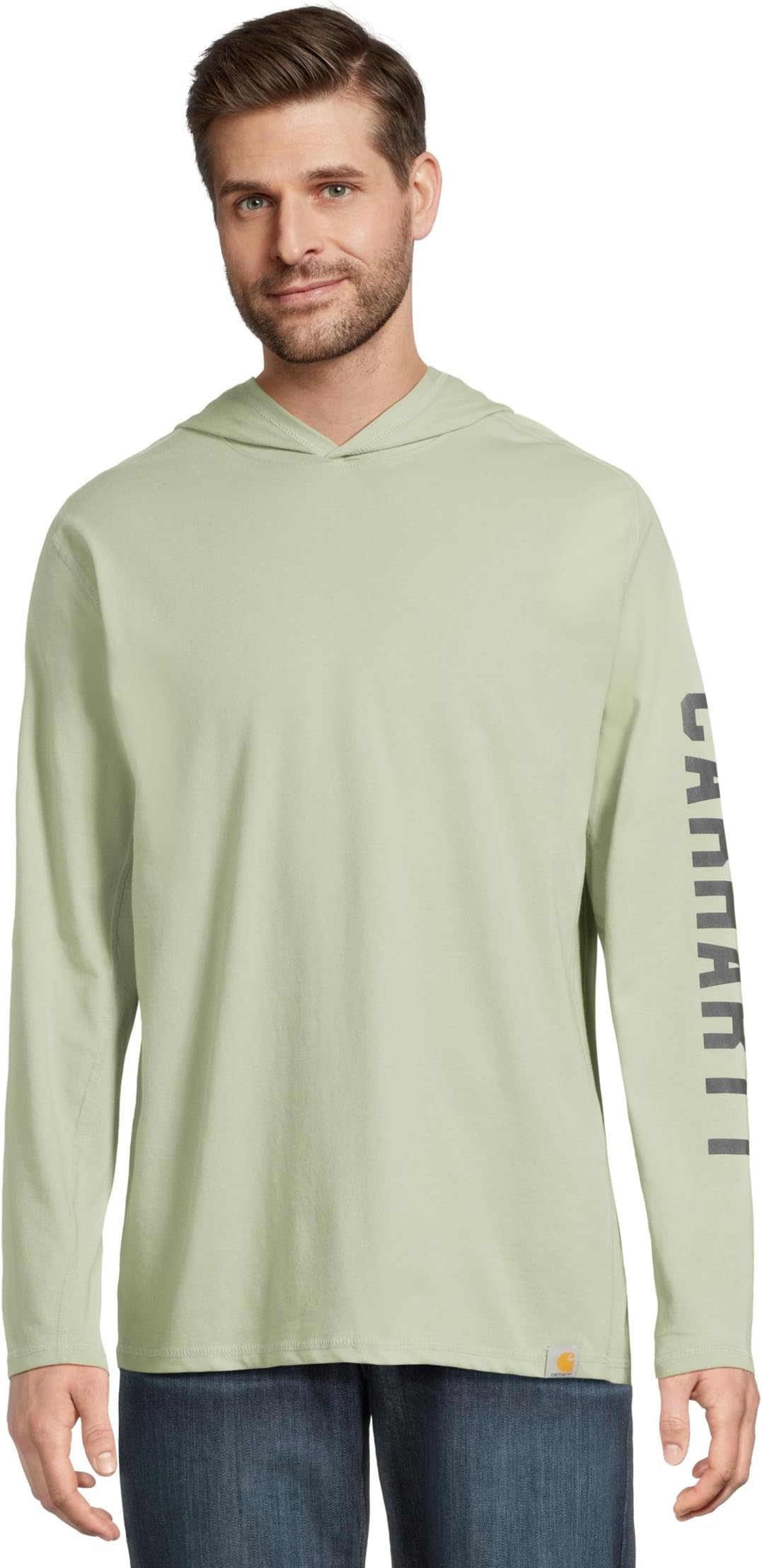 Футболка Carhartt Force Relaxed Fit Midweight Long Sleeve Logo Graphic Hooded T-Shirt, Sage
Футболка Carhartt Force Relaxed Fit Midweight Long Sleeve Logo Graphic Hooded T-Shirt, Sage