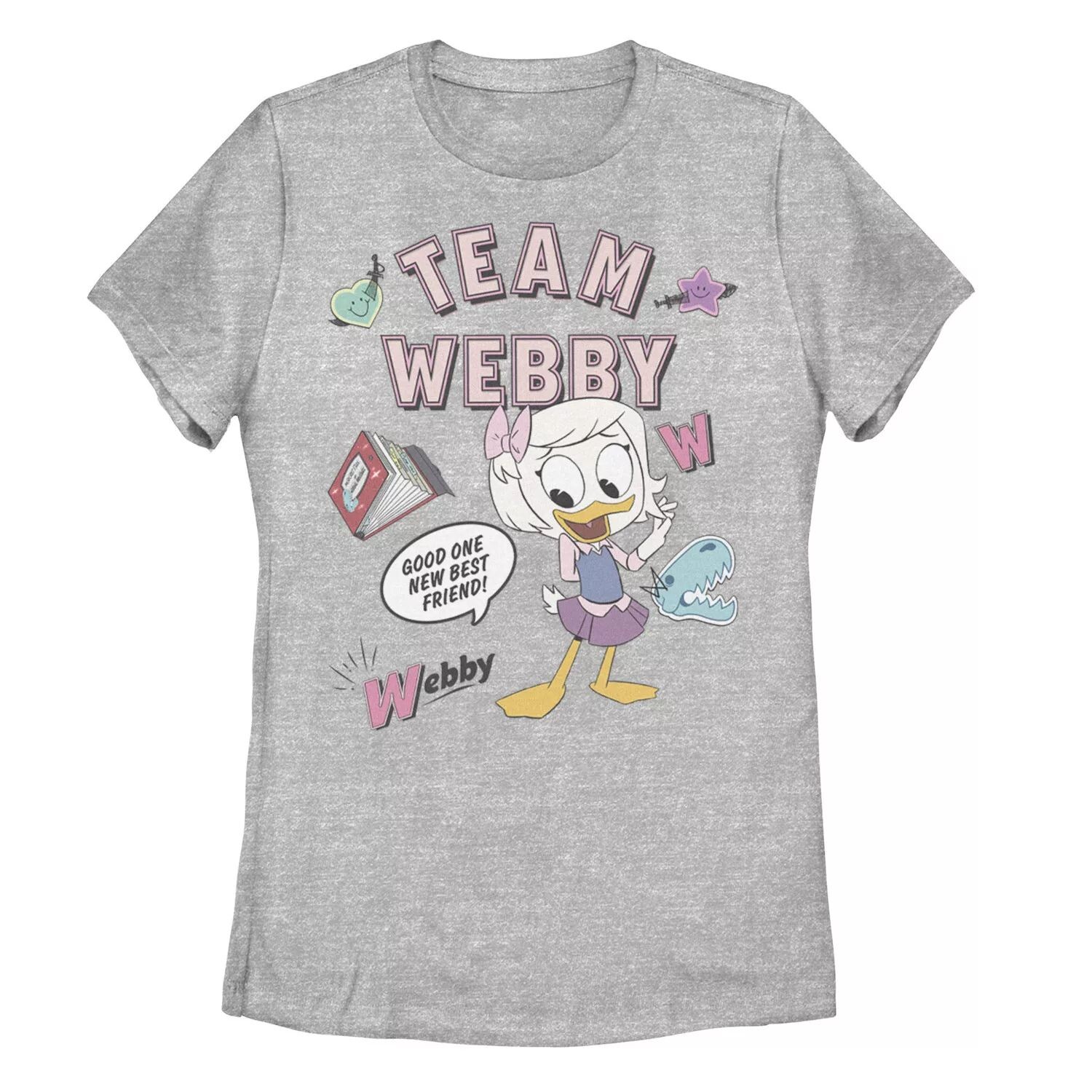 Футболка с коллажем Webby для юниоров Disney DuckTales Team Webby Licensed Character
Футболка с коллажем Webby для юниоров Disney DuckTales Team Webby Licensed Character