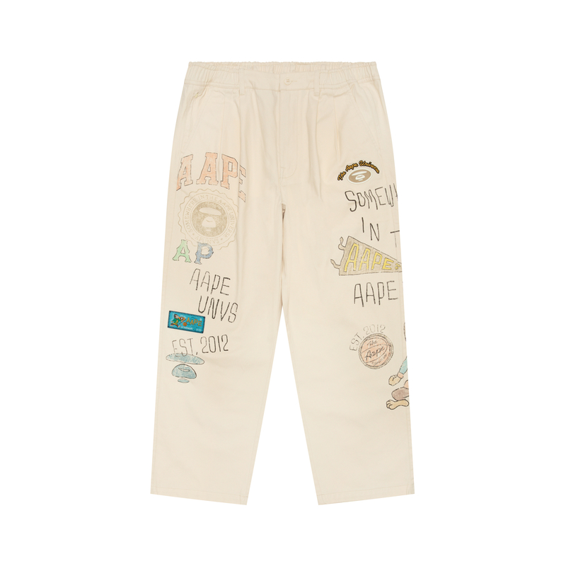 Aape Брюки Casual SS25 мужские белые
Aape Брюки Casual SS25 мужские белые