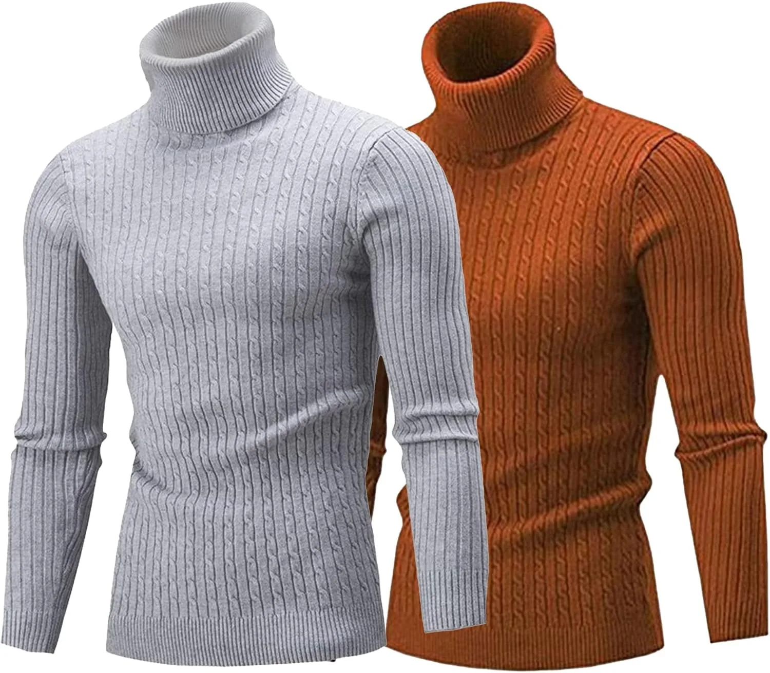 Maiyifu-GJ 2 Pack мужские свитера Slim Fit Basic Turtleneck
Maiyifu-GJ 2 Pack мужские свитера Slim Fit Basic Turtleneck