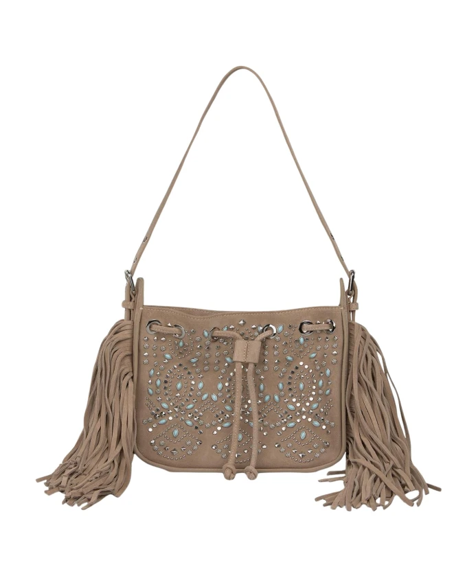 Сумка через плечо с заклепками Alma En Pena, коричневый
Сумка через плечо с заклепками Alma En Pena, коричневый