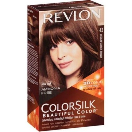 Перманентный цвет волос средний золотисто-коричневый, Revlon
Перманентный цвет волос средний золотисто-коричневый, Revlon