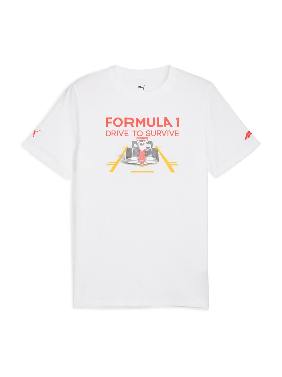 Рубашка PUMA F1 Drive to Survive, белый 
Рубашка PUMA F1 Drive to Survive, белый