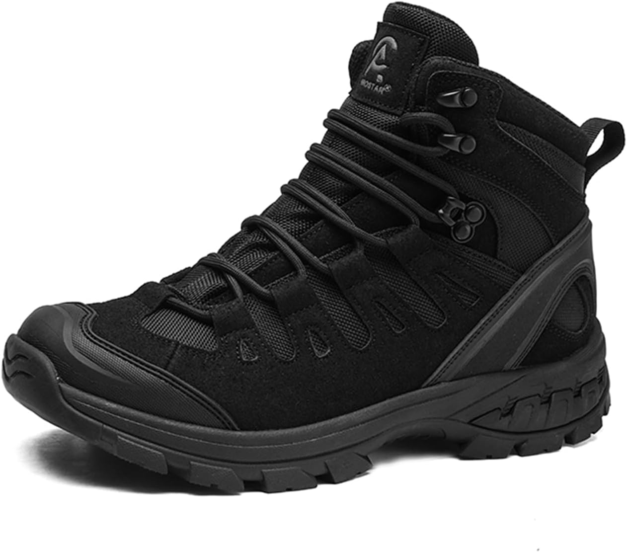 Мужские тактические военные ботинки TengfeiFly из замши с сеткой, средней высоты, на шнуровке, с усиленным носком и пяткой, легкие и дышащие, для охоты, походов и пеших миссий, черный
Мужские тактические военные ботинки TengfeiFly из замши с сеткой, средней высоты, на шнуровке, с усиленным носком и пяткой, легкие и дышащие, для охоты, походов и пеших миссий, черный