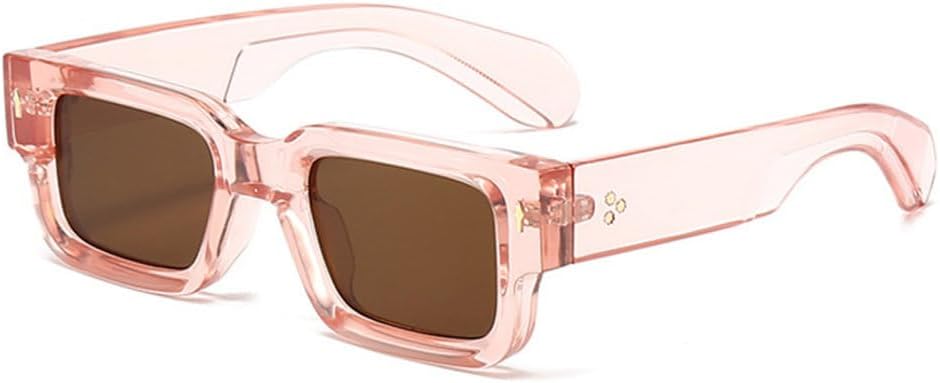 Солнцезащитные очки LVTFCO для женщин, винтажные, с заклепками, модные, с прозрачными градиентными линзами, защита от УФ-излучения UV400; для мужчин – панк-солнцезащитные очки, Pink Tea
Солнцезащитные очки LVTFCO для женщин, винтажные, с заклепками, модные, с прозрачными градиентными линзами, защита от УФ-излучения UV400; для мужчин – панк-солнцезащитные очки, Pink Tea