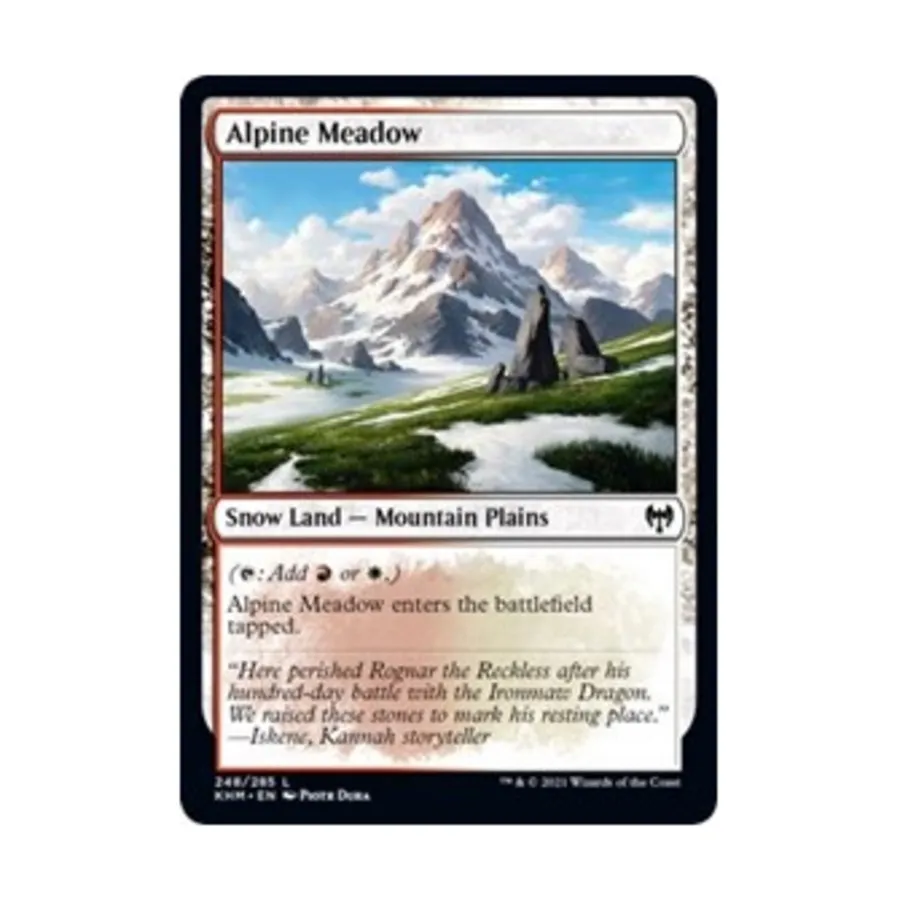 CCG Альпийский луг (L), MTG - Kaldheim
CCG Альпийский луг (L), MTG - Kaldheim