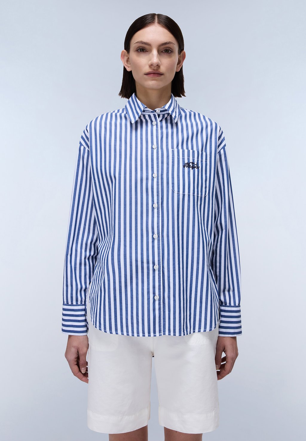 Блузка на пуговицах NICE Napapijri, темно-синий
Блузка на пуговицах NICE Napapijri, темно-синий