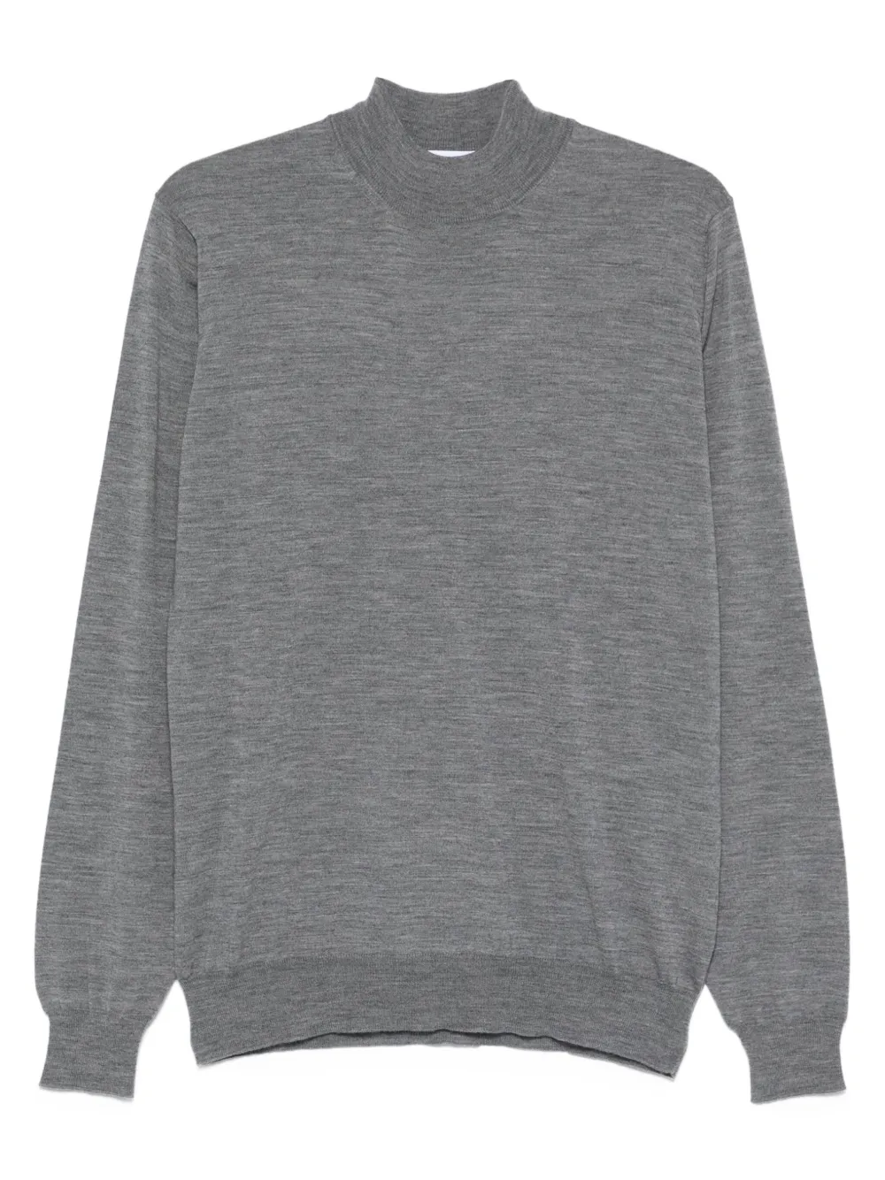 Шерстяной свитер с высоким воротом Lardini, серый 
Шерстяной свитер с высоким воротом Lardini, серый