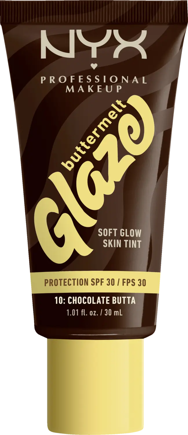 Тональный крем NYX Professional MakeUp Buttermelt Glaze Foundation 10 Chocolate Butta LSF 30 
Тональный крем NYX Professional MakeUp Buttermelt Glaze Foundation 10 Chocolate Butta LSF 30