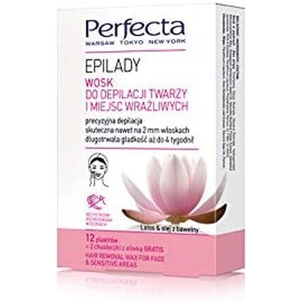 Восковые полоски для депиляции лица и чувствительных зон, Perfecta
Восковые полоски для депиляции лица и чувствительных зон, Perfecta