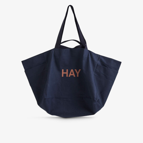 Сумка-тоут weekend bag no 2 из органического хлопка Hay, синий 
Сумка-тоут weekend bag no 2 из органического хлопка Hay, синий
