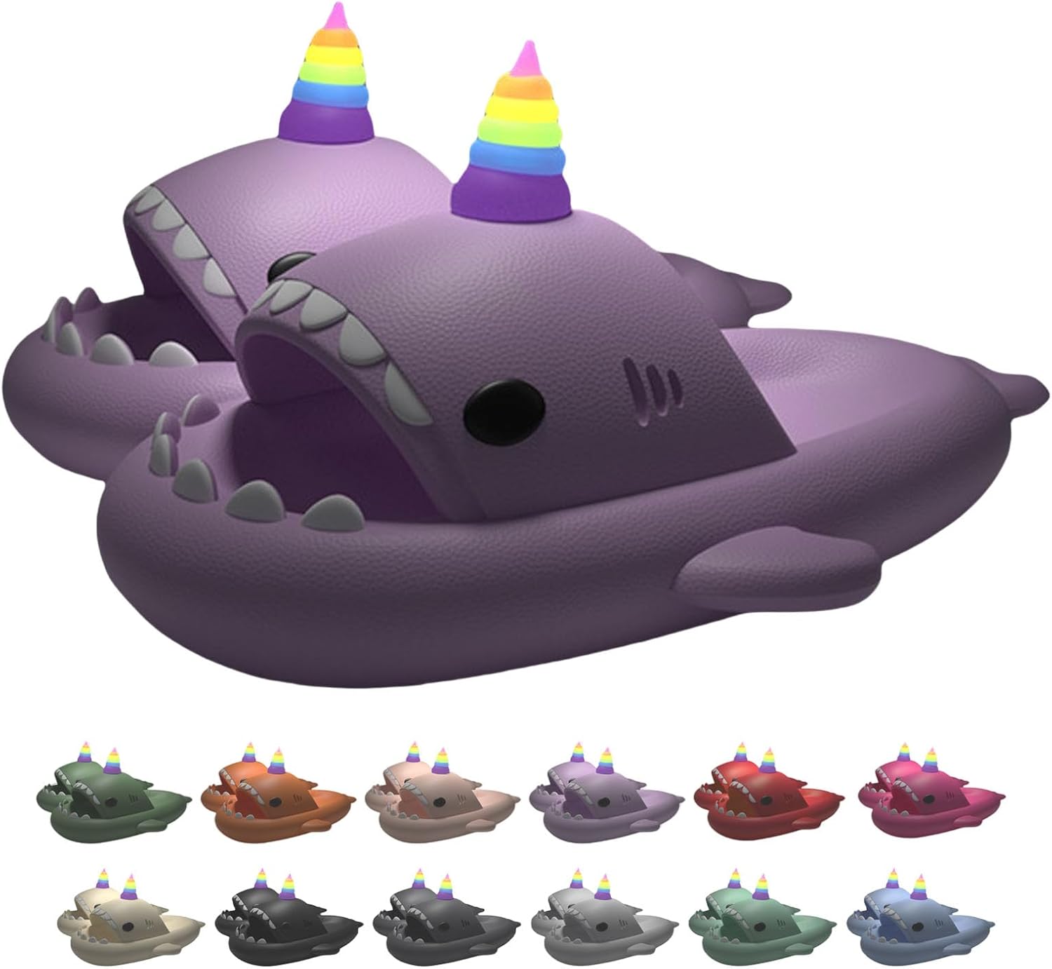 Тапочки «Единорог-акула» для мужчин и женщин, светящиеся в темноте, из мягкого ЭВА, летние, нескользящие, быстросохнущие Generic
Тапочки «Единорог-акула» для мужчин и женщин, светящиеся в темноте, из мягкого ЭВА, летние, нескользящие, быстросохнущие Generic