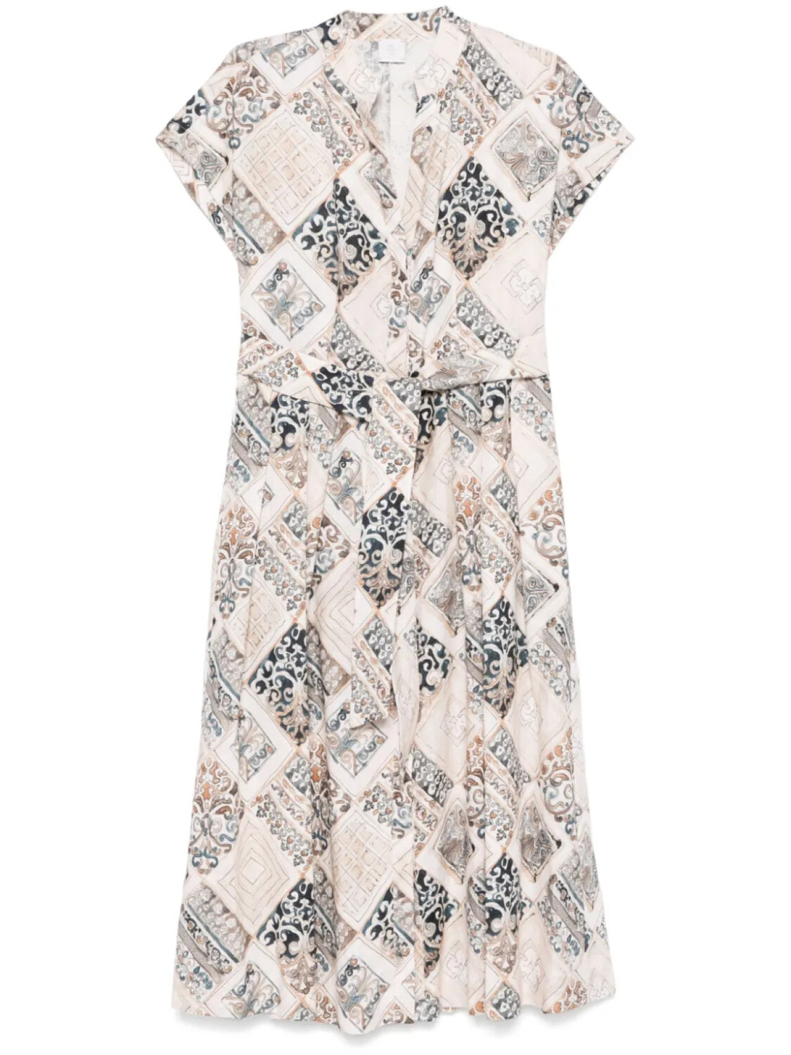 Eleventy льняное платье миди, нейтральный
Eleventy льняное платье миди, нейтральный