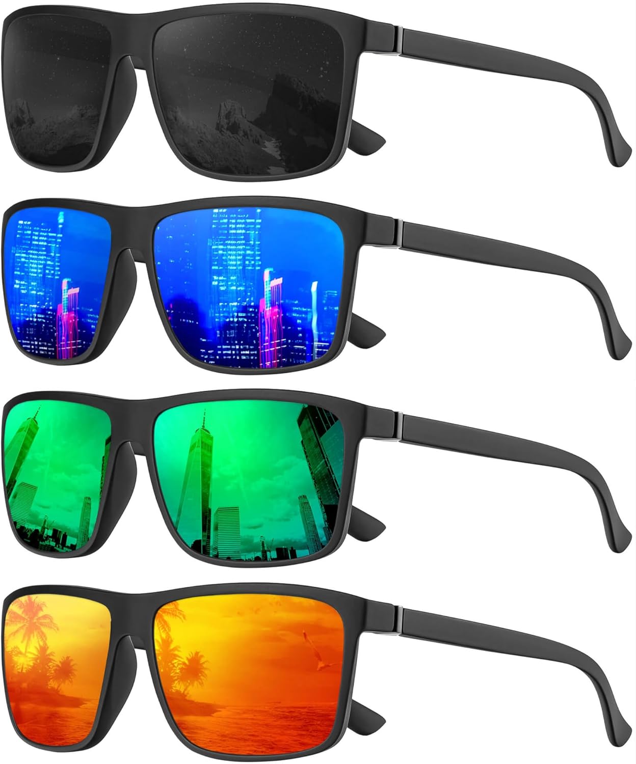 Солнцезащитные очки KALIYADI Polarized Mens Sun-Glasses Sunglasses-Men: классические солнцезащитные очки с защитой от УФ-излучения для рыбалки, вождения, гольфа, Black/Red/Green/Dark Blue
Солнцезащитные очки KALIYADI Polarized Mens Sun-Glasses Sunglasses-Men: классические солнцезащитные очки с защитой от УФ-излучения для рыбалки, вождения, гольфа, Black/Red/Green/Dark Blue