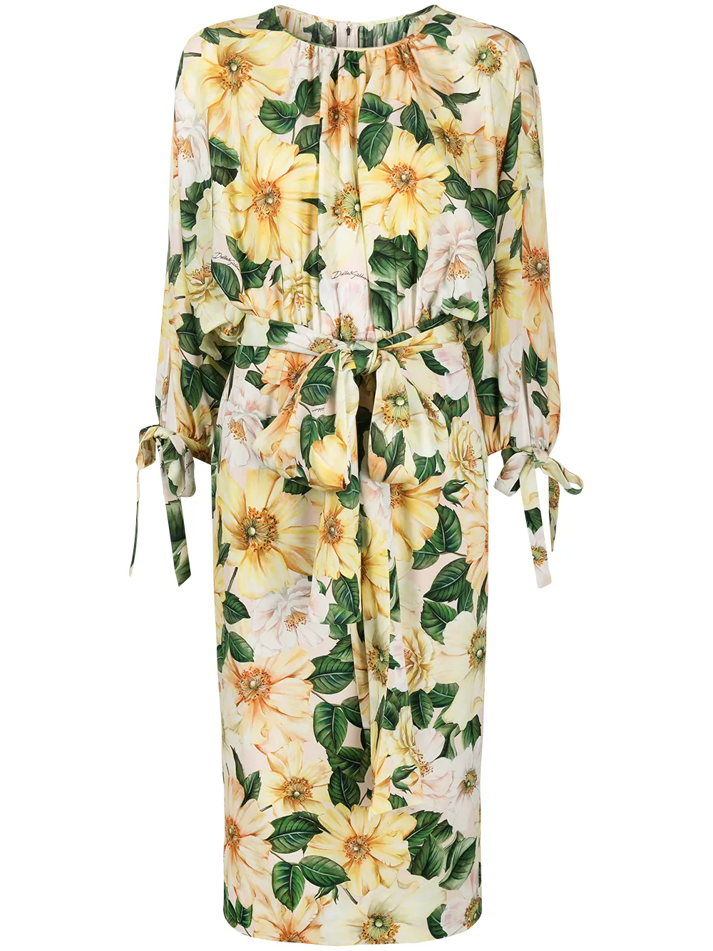 Платье с цветочным принтом DOLCE & GABBANA, желтый
Платье с цветочным принтом DOLCE & GABBANA, желтый