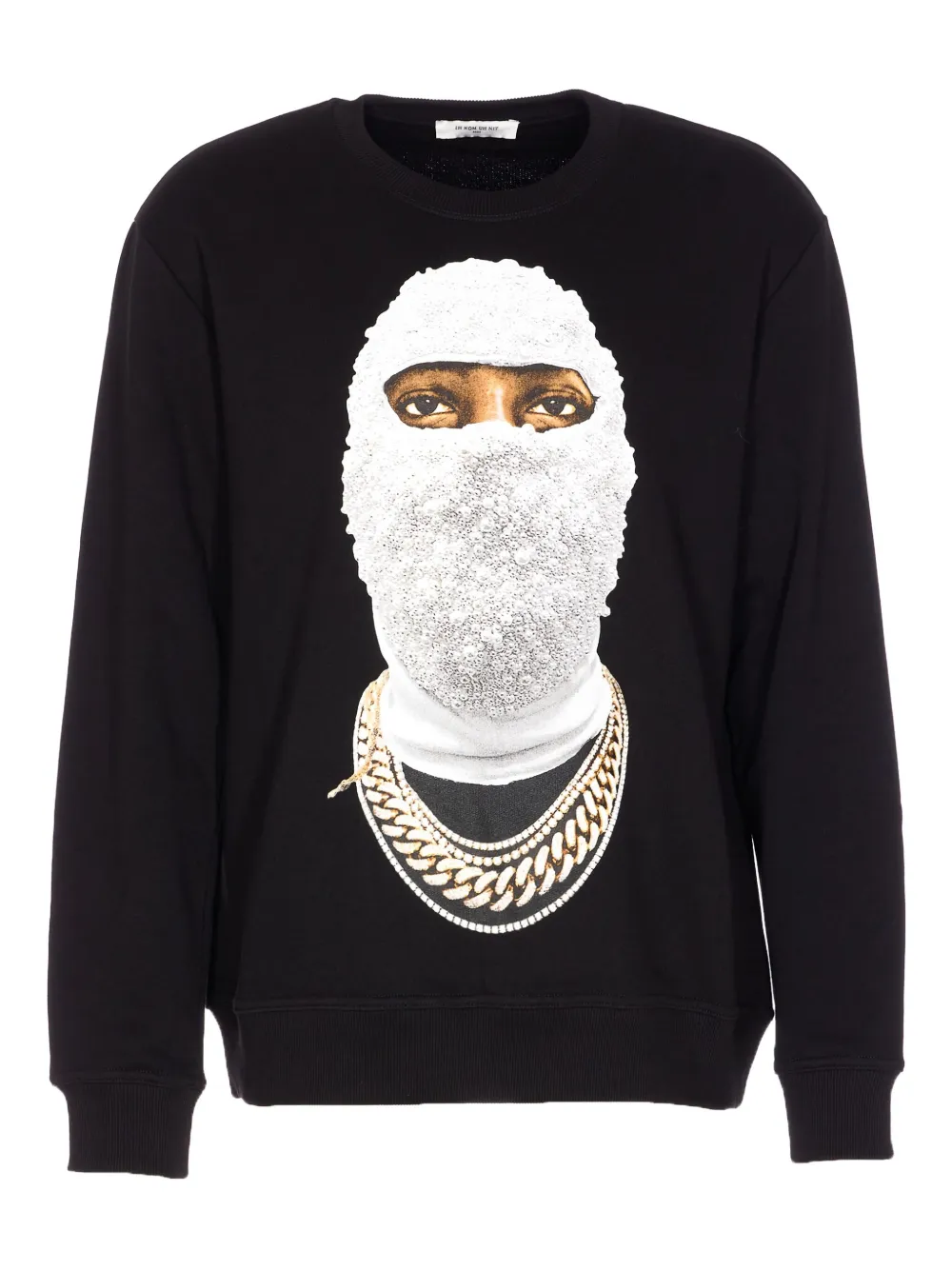 Свитшот с принтом маски и круглым вырезом Ih Nom Uh Nit, черный
Свитшот с принтом маски и круглым вырезом Ih Nom Uh Nit, черный