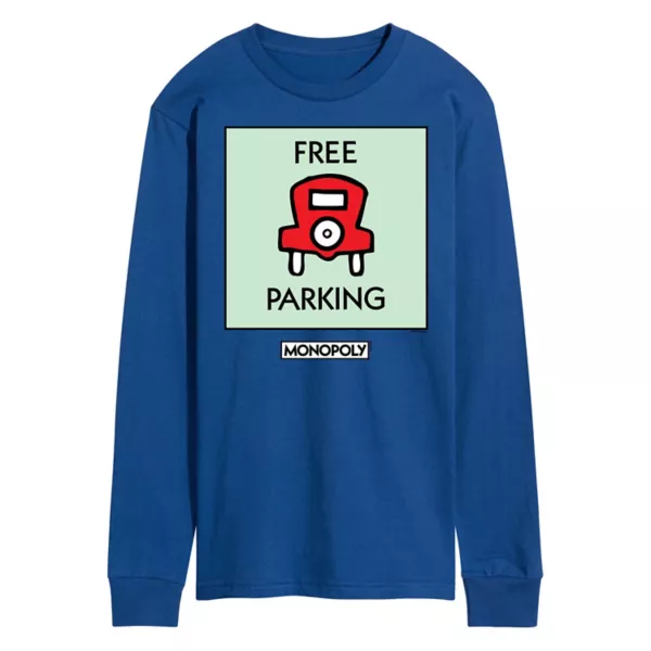 Мужская футболка с длинным рукавом Monopoly "Бесплатная парковка" Licensed Character, синий
Мужская футболка с длинным рукавом Monopoly "Бесплатная парковка" Licensed Character, синий