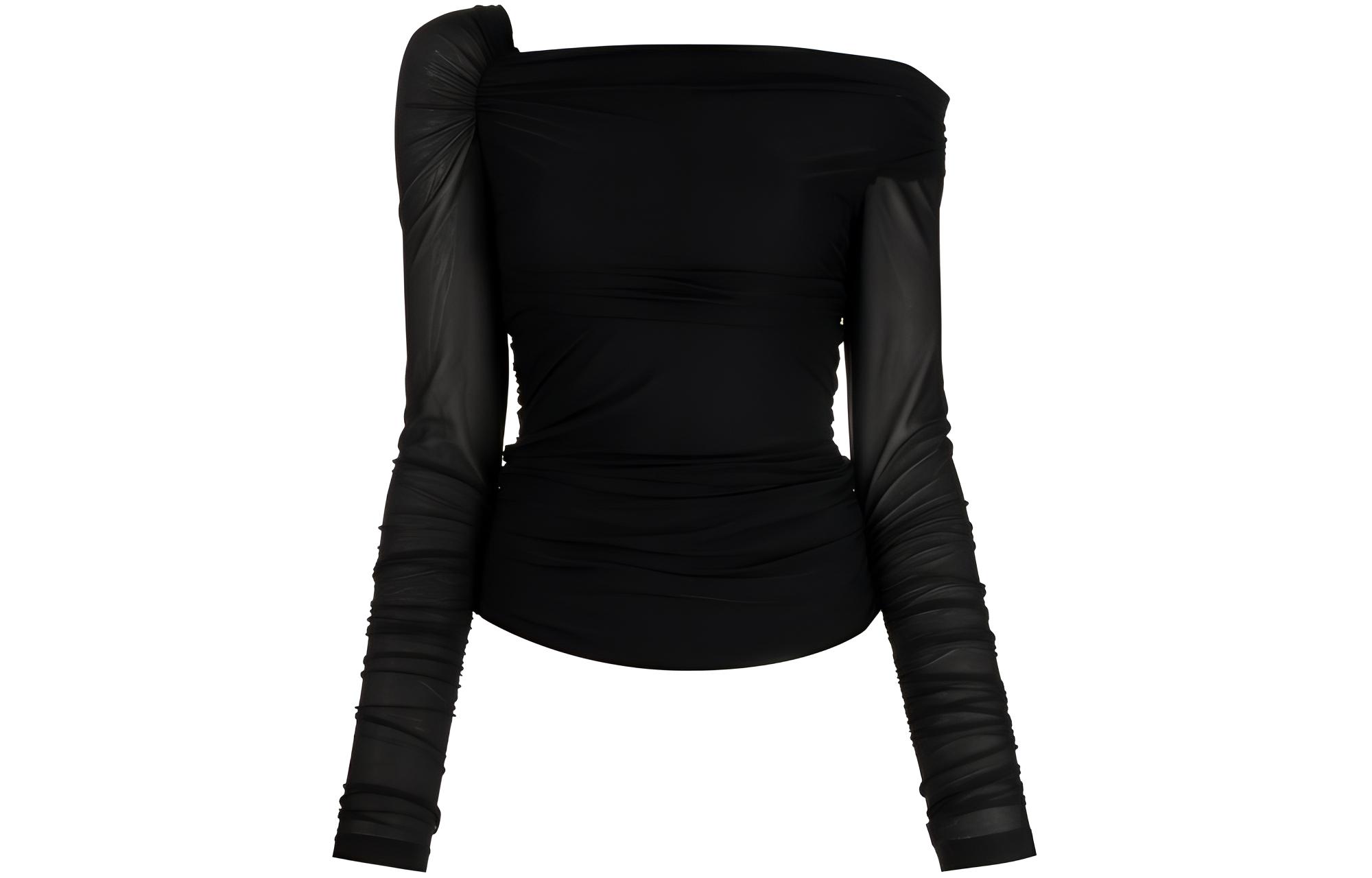 Helmut Lang Футболка с рукавом дроп-шоулд женская черная
Helmut Lang Футболка с рукавом дроп-шоулд женская черная