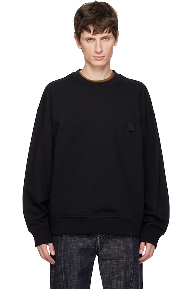 Свитшот с городским принтом Wooyoungmi, черный
Свитшот с городским принтом Wooyoungmi, черный