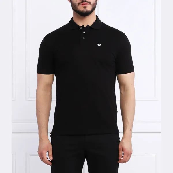 Рубашка поло стандартного кроя Emporio Armani, черный
Рубашка поло стандартного кроя Emporio Armani, черный