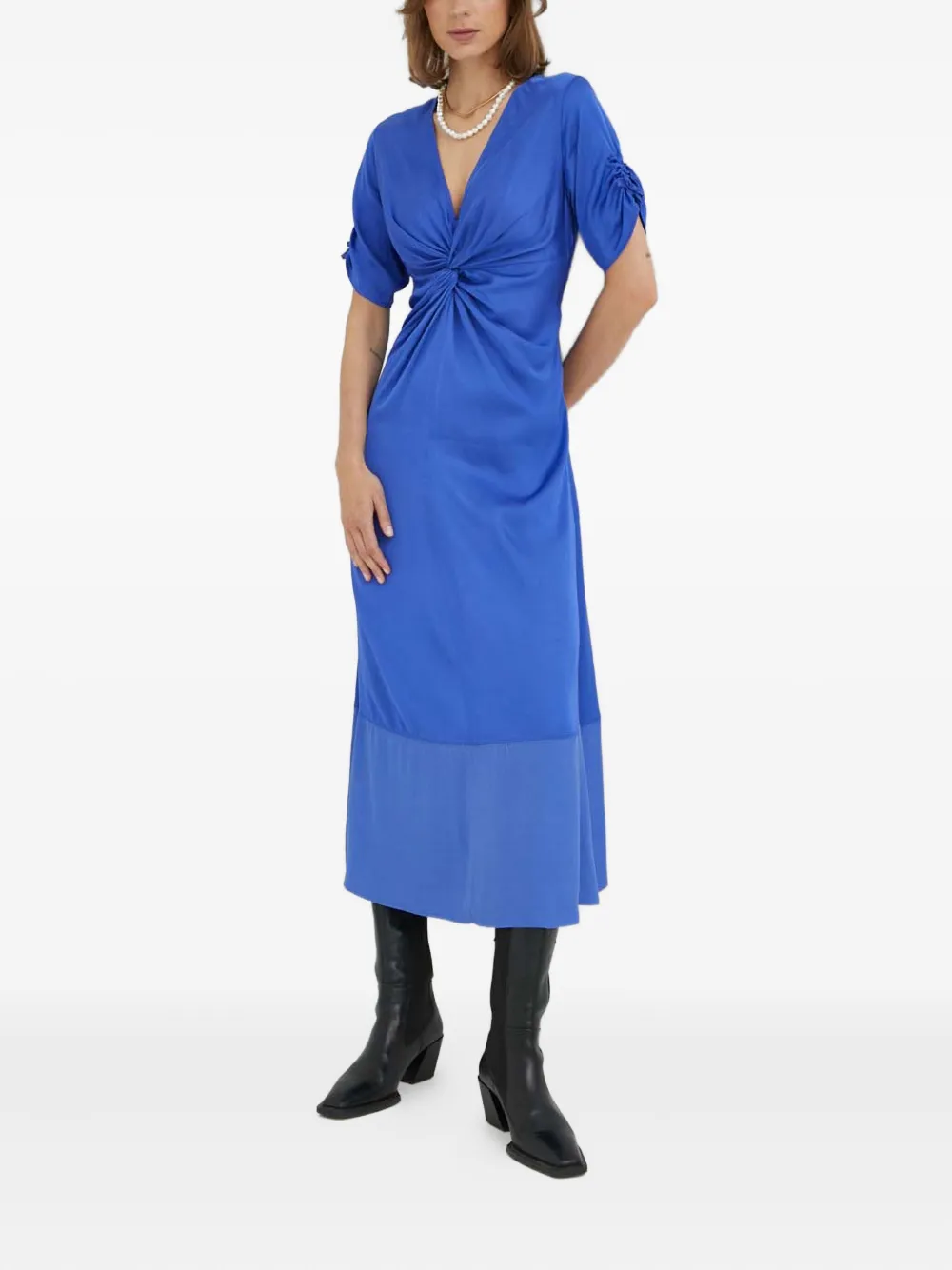 Макси-платье с узлом Day Birger Et Mikkelsen, синий
Макси-платье с узлом Day Birger Et Mikkelsen, синий