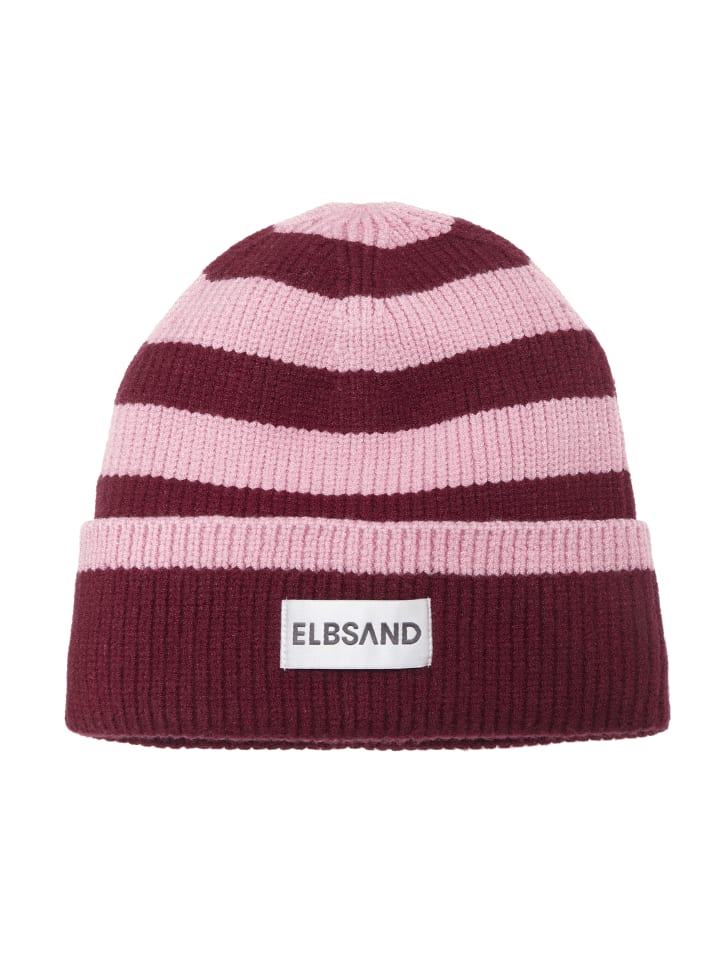 вязаная шапка розово-бордового цвета ELBSAND
вязаная шапка розово-бордового цвета ELBSAND