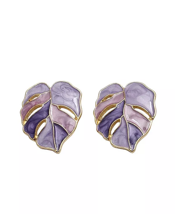 Женские серьги-гвоздики в форме листа Sohi, purple
Женские серьги-гвоздики в форме листа Sohi, purple