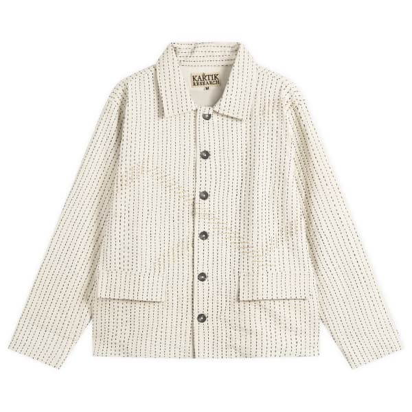 Куртка канта с ручной вышивкой Kartik Research, экрю/черный
Куртка канта с ручной вышивкой Kartik Research, экрю/черный