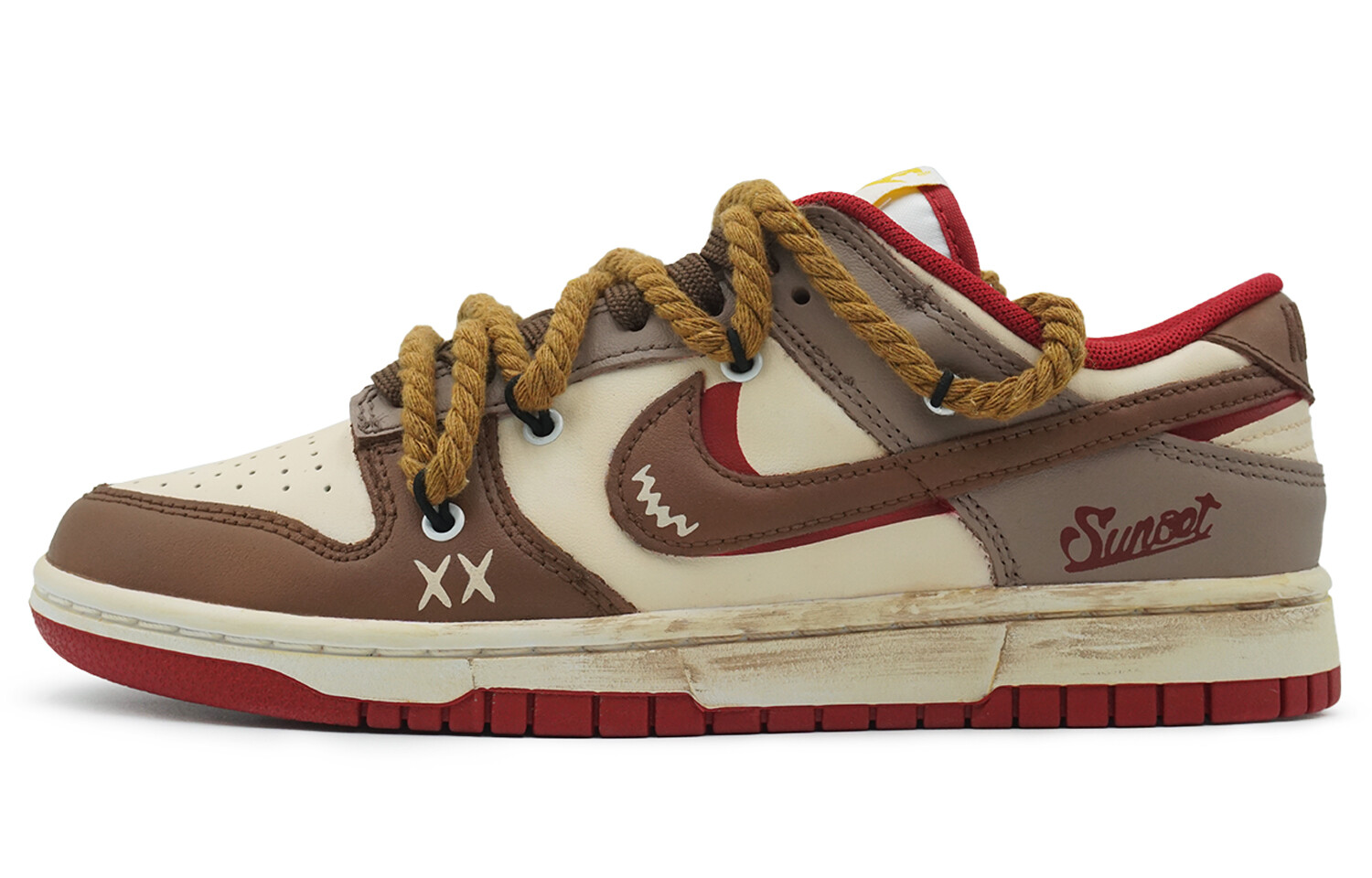 Кроссовки Nike Dunk Skateboarding Shoes Men Low-top Brown/yellow/red, коричневый
Кроссовки Nike Dunk Skateboarding Shoes Men Low-top Brown/yellow/red, коричневый