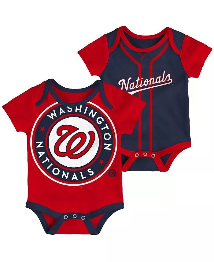 Комплект из 2-х боди для мальчиков и девочек, красный, темно-синий, Washington Nationals Outerstuff
Комплект из 2-х боди для мальчиков и девочек, красный, темно-синий, Washington Nationals Outerstuff