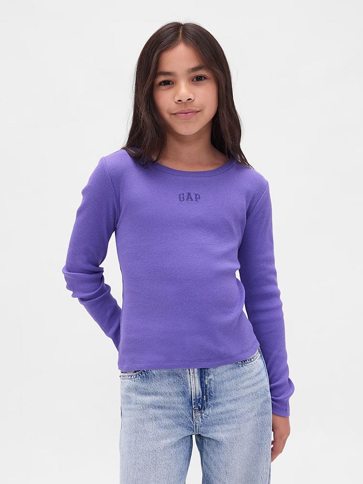GAP Футболка с длинными рукавами фиолетового цвета
GAP Футболка с длинными рукавами фиолетового цвета