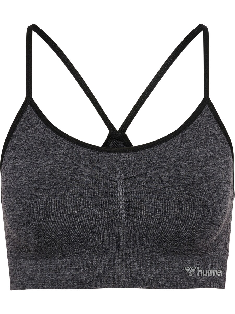 Спортивный бюстгальтер без косточек Hummel, черный
Спортивный бюстгальтер без косточек Hummel, черный
