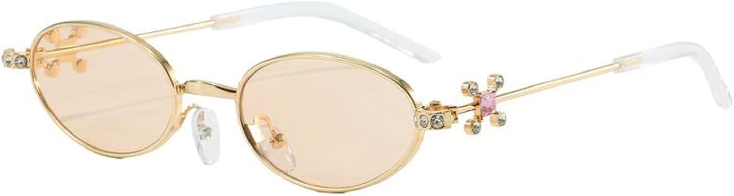 Солнцезащитные очки с блестящими стразами для женщин, овальные солнцезащитные очки, модные солнцезащитные очки с бриллиантами, защита от ультрафиолета UV400, модные металлические очки mincl, Champagne
Солнцезащитные очки с блестящими стразами для женщин, овальные солнцезащитные очки, модные солнцезащитные очки с бриллиантами, защита от ультрафиолета UV400, модные металлические очки mincl, Champagne