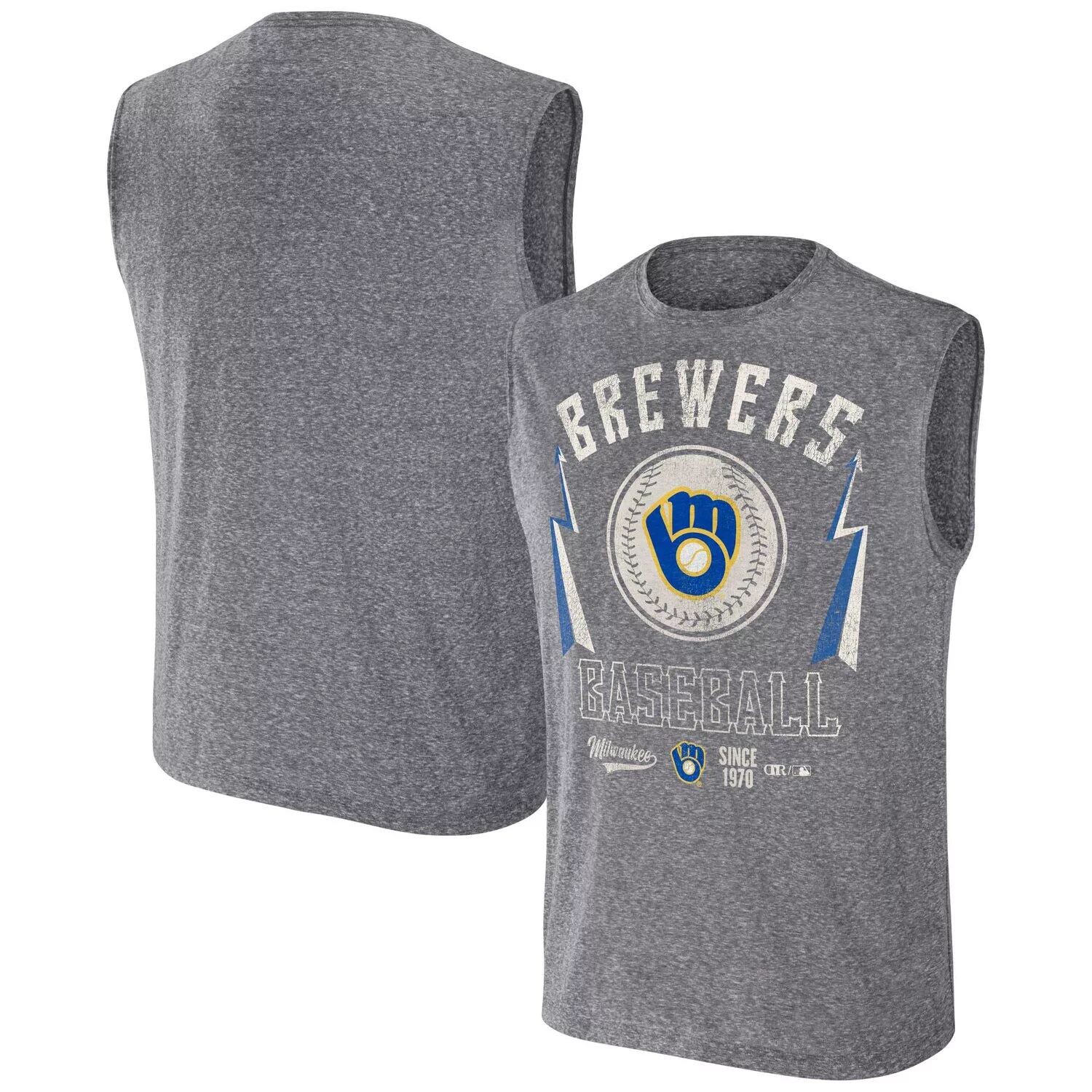 Мужская майка Darius Rucker Collection от Fanatics Charcoal Milwaukee Brewers Muscle Tank Top
Мужская майка Darius Rucker Collection от Fanatics Charcoal Milwaukee Brewers Muscle Tank Top