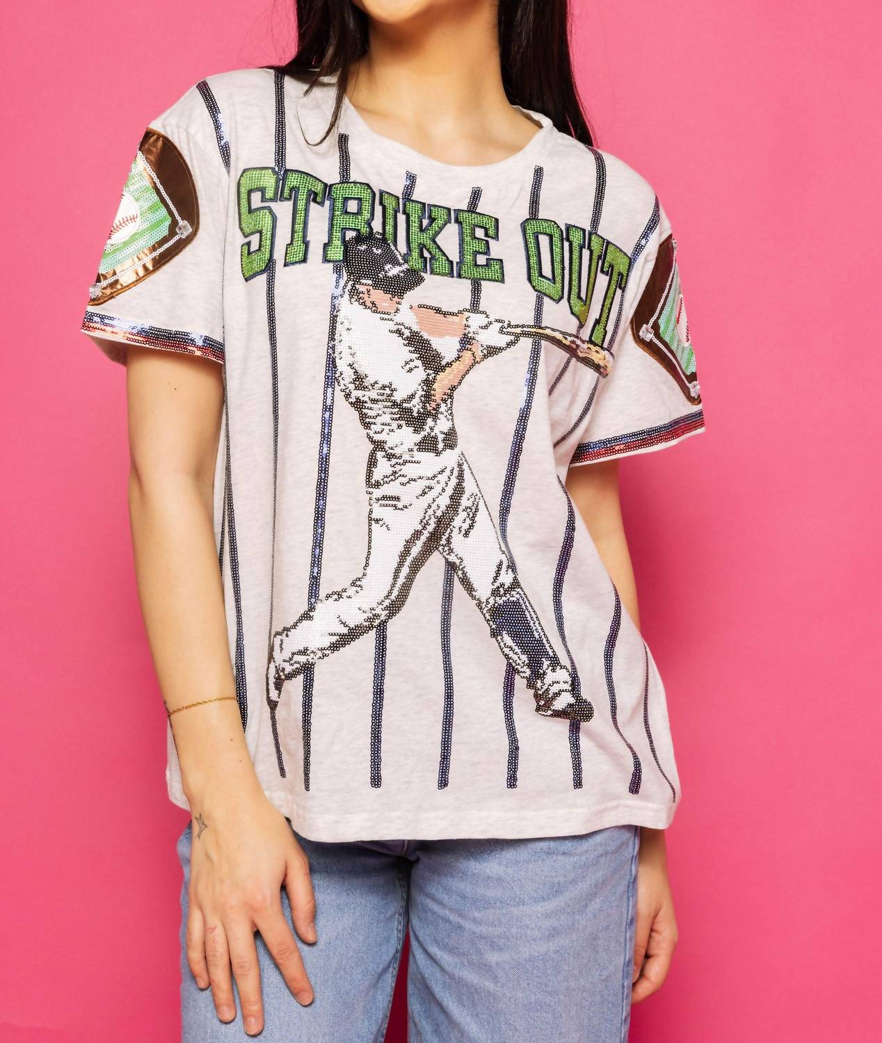 Женский топ Strike Out серого цвета Queen Of Sparkles, серый
Женский топ Strike Out серого цвета Queen Of Sparkles, серый